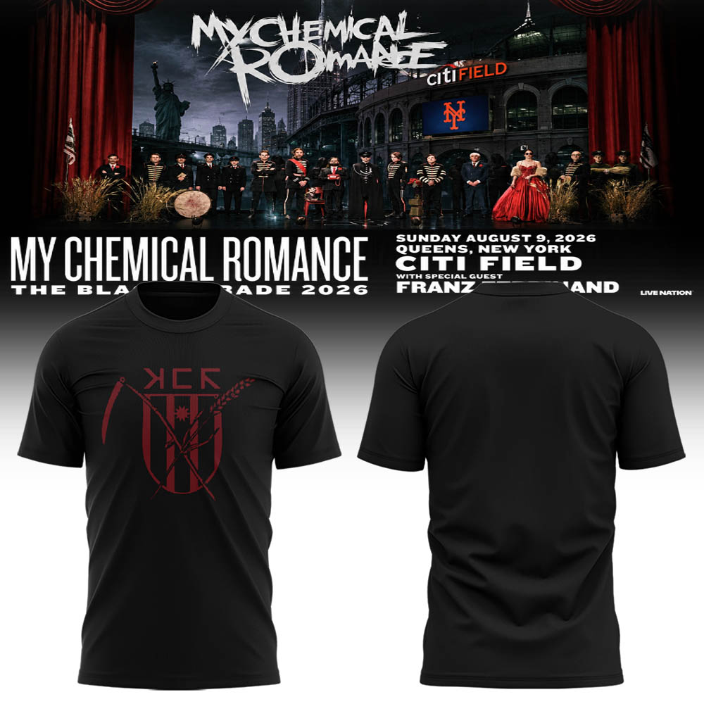 Limited Edition MCR Long Live The Black Parade Tour US 2026 Tshirt | XI13