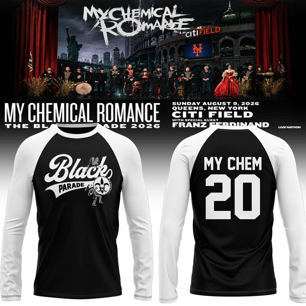 Limited Edition MCR Long Live The Black Parade Tour US 2026 Long shirt | RF39