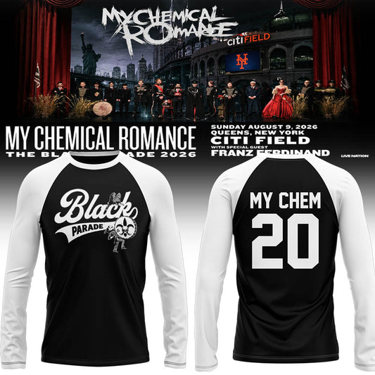 Limited Edition MCR Long Live The Black Parade Tour US 2026 Long shirt | RF39