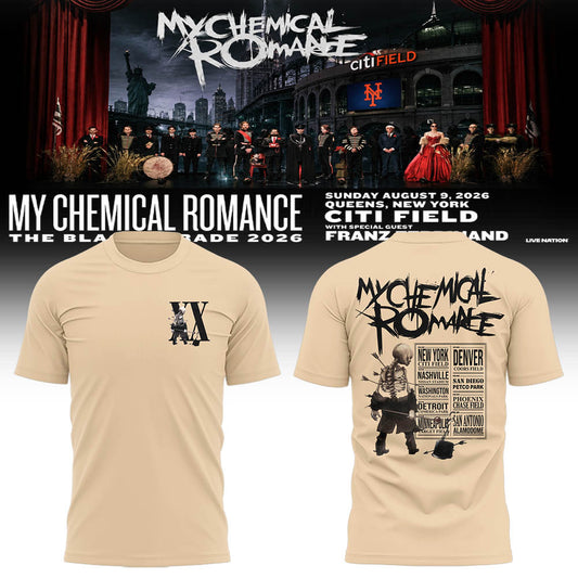Limited Edition MCR Long Live The Black Parade Tour US 2026 Tshirt | EB82