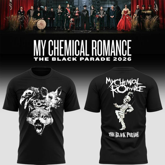 Limited Edition MCR Long Live The Black Parade Tour US 2026 At Washington D.C Tshirt | SY51