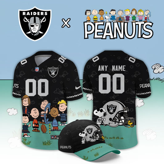 Limited Edition Las Vegas Raiders x Peanuts Snoopy 2026 Football Jersey