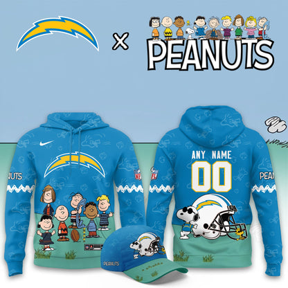 Los Angeles Chargers x Peanuts Snoopy 2026 Special Edition Custom Hoodie
