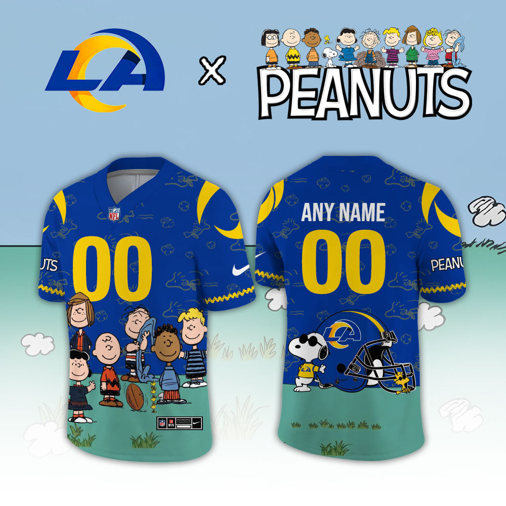 Limited Edition Los Angeles Rams x Peanuts Snoopy 2026 Football Jersey