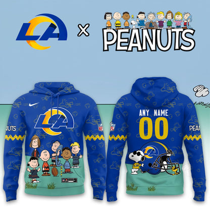 Los Angeles Rams x Peanuts Snoopy 2026 Special Edition Custom Hoodie
