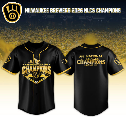 Milwaukee Brewers 2026 National League Champions Jersey Limited Edition