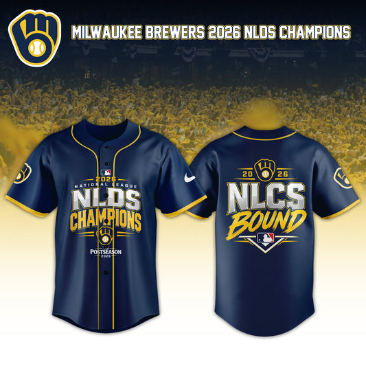 Milwaukee Brewers 2026 NLDS Champions Jersey Limited Edition 02