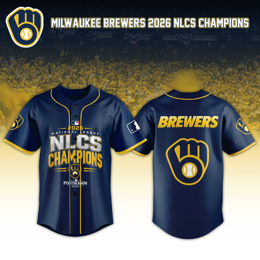 Milwaukee Brewers 2026 National League Champions Jersey Limited Edition 03