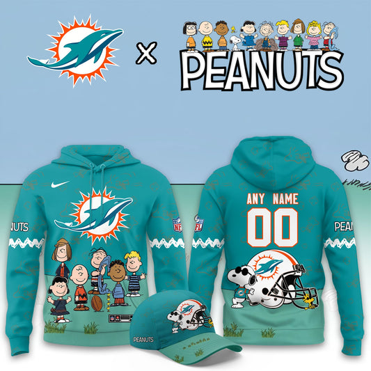 Miami Dolphins x Peanuts Snoopy 2026 Special Edition Custom Hoodie