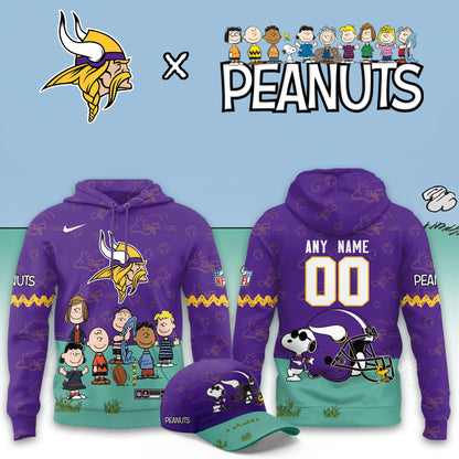 Minnesota Vikings x Peanuts Snoopy 2026 Special Edition Custom Hoodie