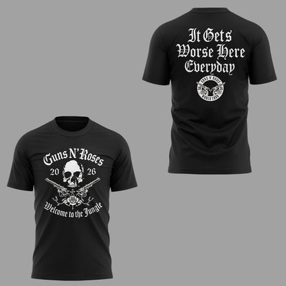 Limited Edition Guns N' Roses Tour 2026 TShirt | HX38