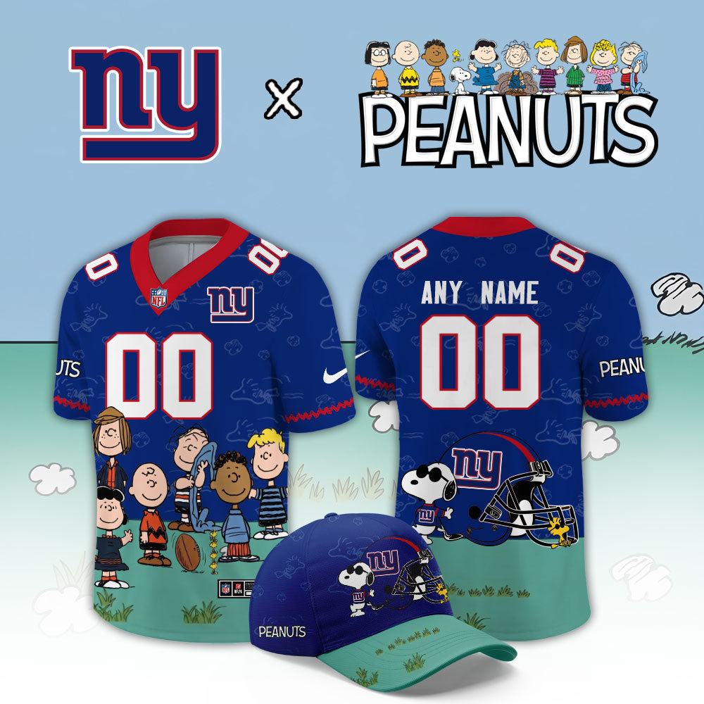 Limited Edition New York Giants x Peanuts Snoopy 2026 Football Jersey