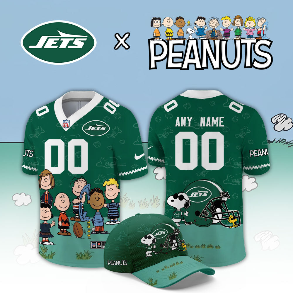 Limited Edition New York Jets x Peanuts Snoopy 2026 Football Jersey