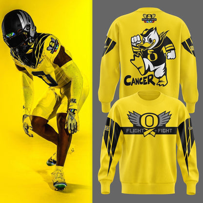 Oregon Ducks "Stomp Out Cancer" Heroes Sweatshirt