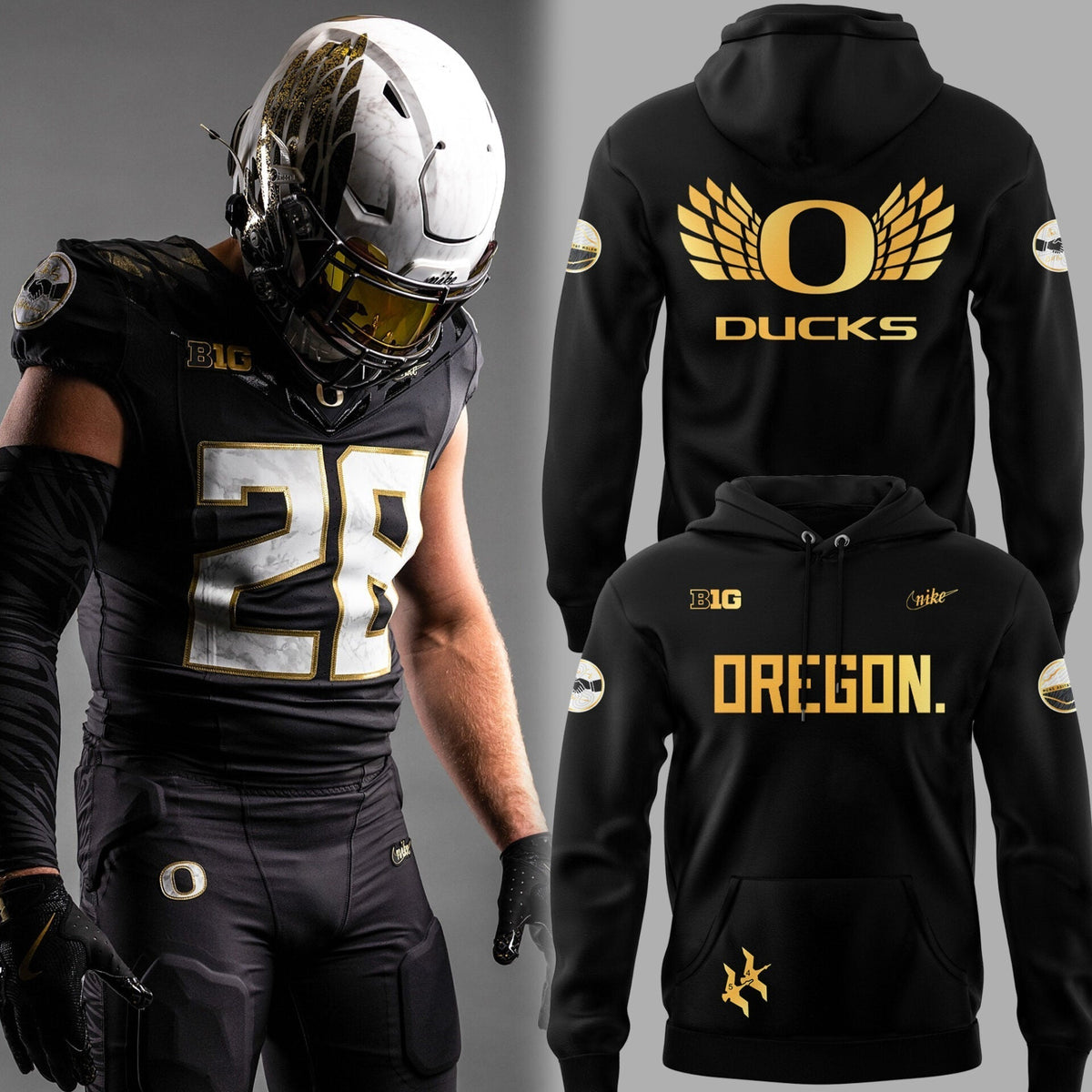 Limited Edition Ducks FB A Tribute to Phil and Bill "ShoeDuck" Black Hoodie | RA99