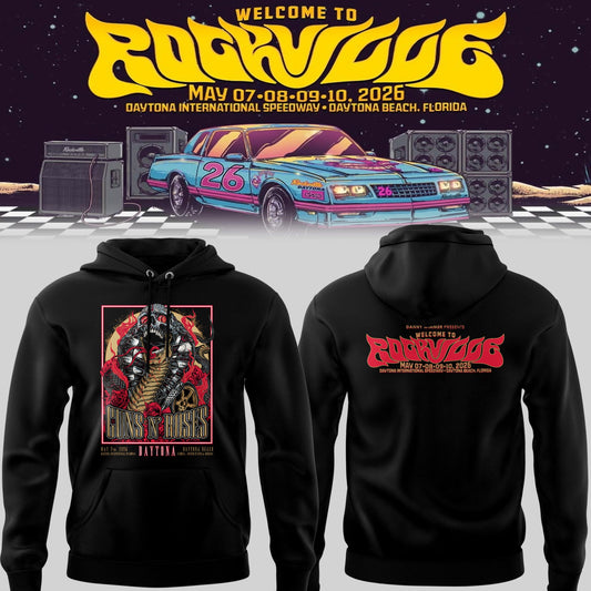 Guns N' Roses Welcome to Rockville, FL Hoodie | QO58