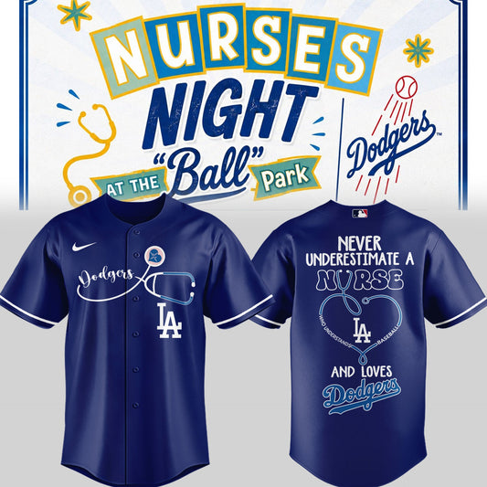 Los Angeles Dodgers Nurse Night Tshirt  | NM27