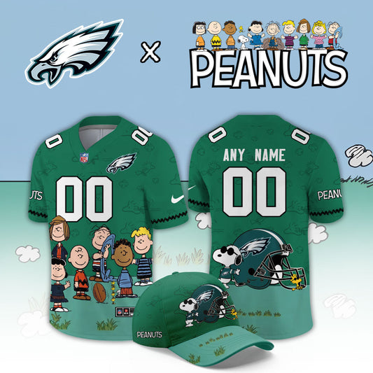 Limited Edition Philadelphia Eagles x Peanuts Snoopy 2026 Football Jersey