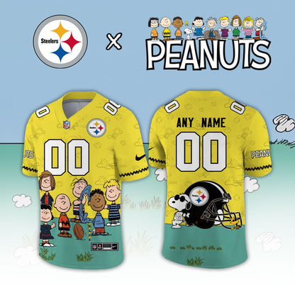 Limited Edition Pittsburgh Steelers x Peanuts Snoopy 2026 Football Jersey