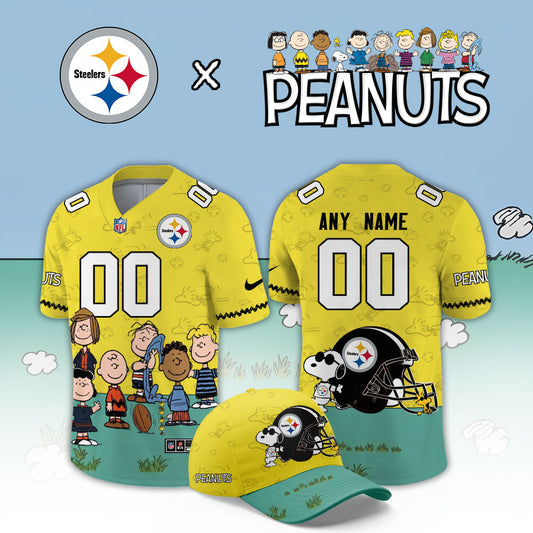 Limited Edition Pittsburgh Steelers x Peanuts Snoopy 2026 Football Jersey