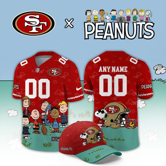 Limited Edition San Francisco 49ers x Peanuts Snoopy 2026 Football Jersey