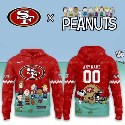 San Francisco 49ers x Peanuts Snoopy 2026 Special Edition Custom Hoodie