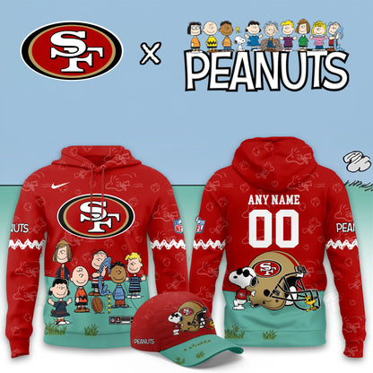 San Francisco 49ers x Peanuts Snoopy 2026 Special Edition Custom Hoodie