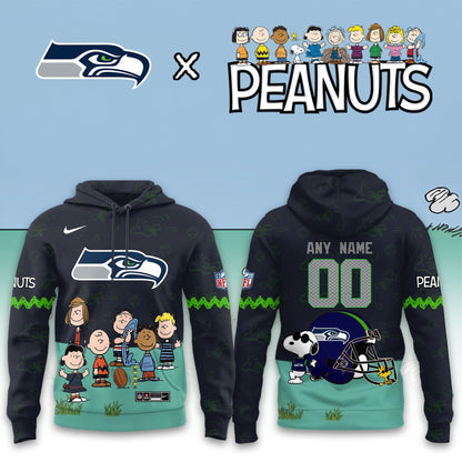 Seattle Seahawks x Peanuts Snoopy 2026 Special Edition Custom Hoodie