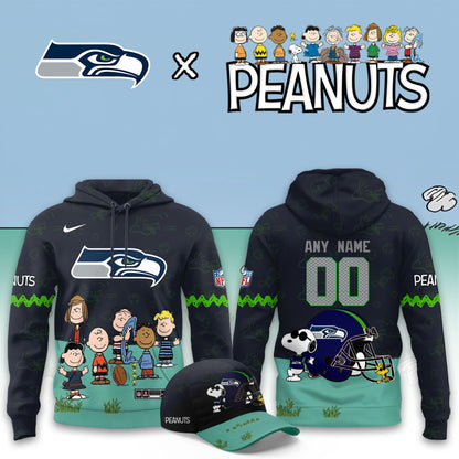 Seattle Seahawks x Peanuts Snoopy 2026 Special Edition Custom Hoodie