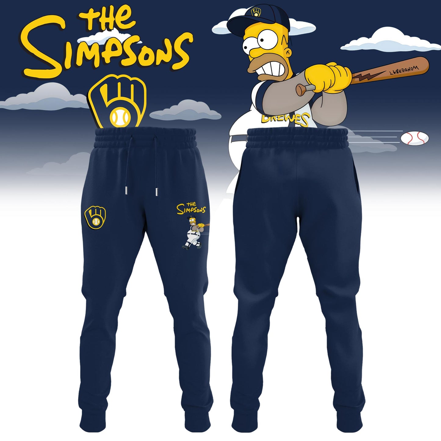 Milwaukee Brewers x The Simpsons 2026 Limited Edition Jersey