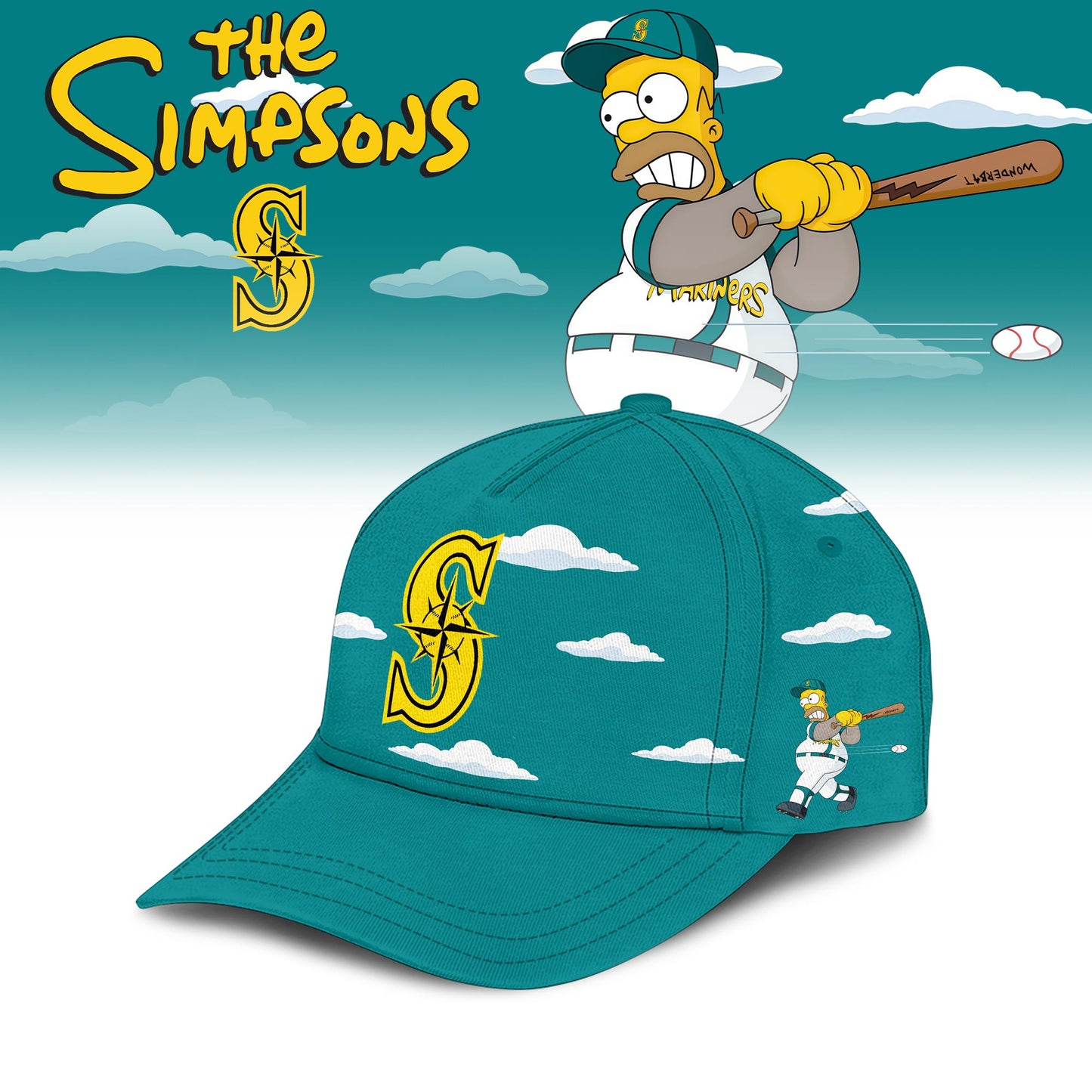Seattle Mariners x The Simpsons 2026 Limited Edition Jersey