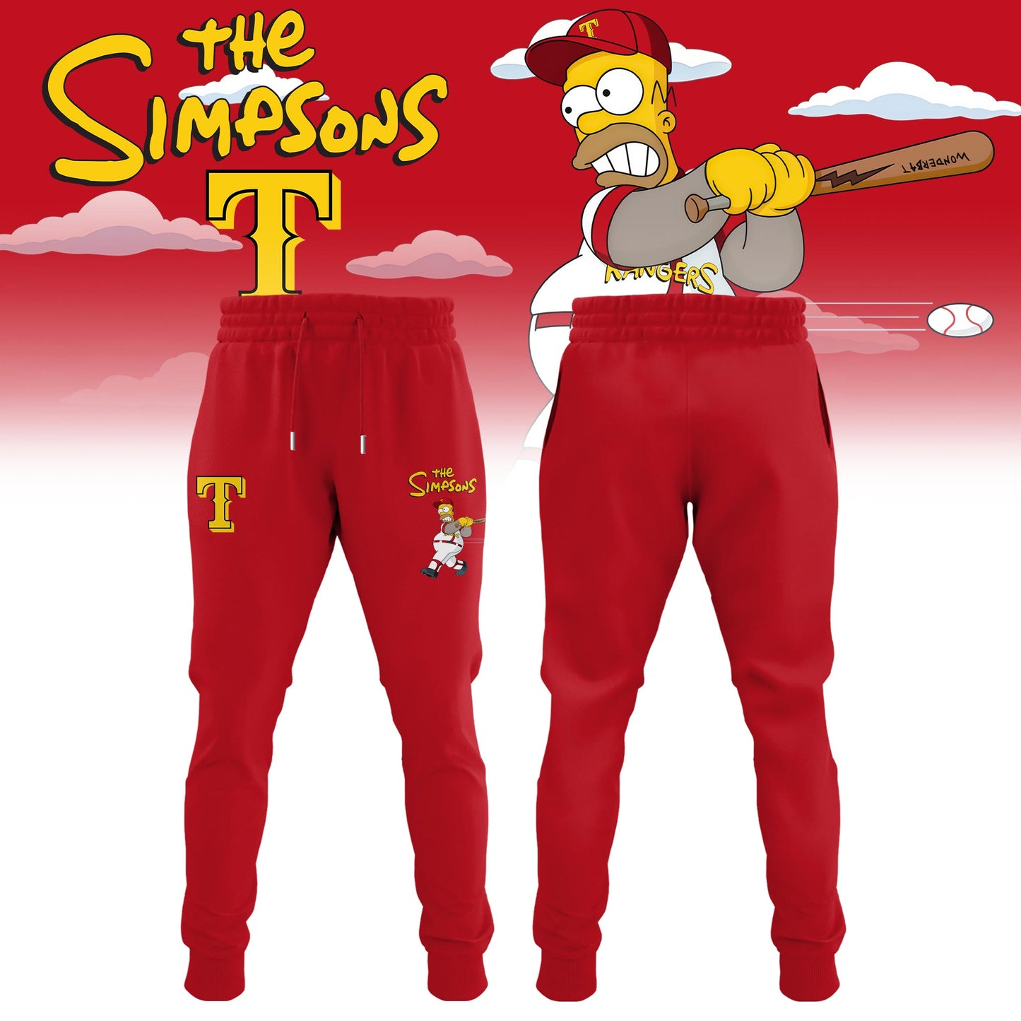 Texas Rangers x The Simpsons 2026 Limited Edition Jersey