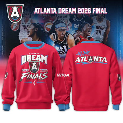 Atlanta Dream 2026 WNBA Finals Red Sweatshirt Limited Edition