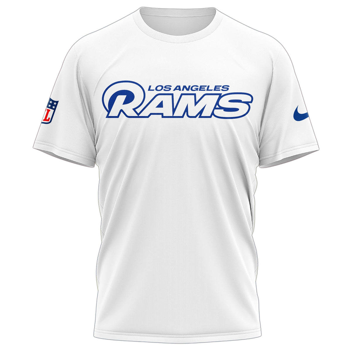 LAR Rams Classic Sol White Tee | AN11