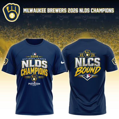 Milwaukee Brewers 2026 NLDS Champions Tshirt Limited Edition 02