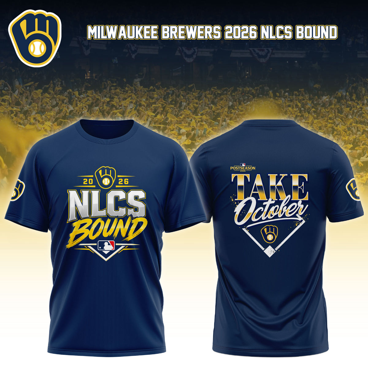 Milwaukee Brewers 2026 NLCS Bound Tshirt Limited Edition 02