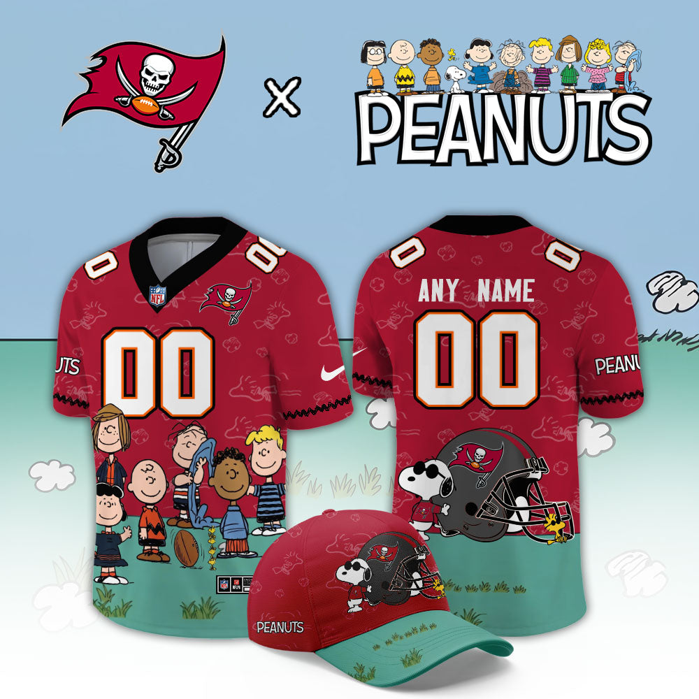Limited Edition Tampa Bay Buccaneers x Peanuts Snoopy 2026 Football Jersey
