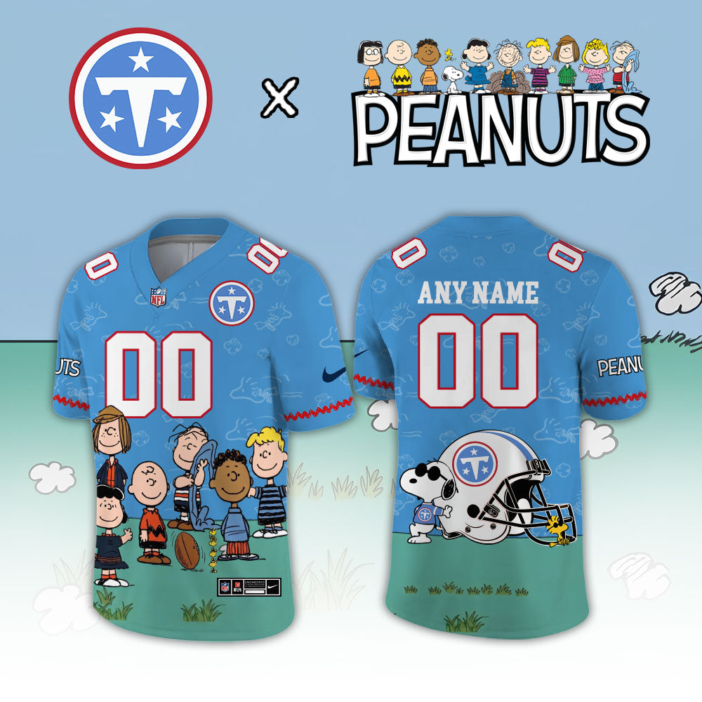 Limited Edition Tennessee Titans x Peanuts Snoopy 2026 Football Jersey