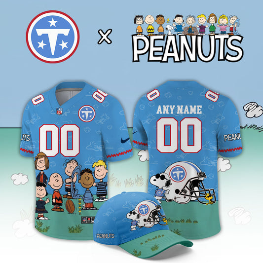 Limited Edition Tennessee Titans x Peanuts Snoopy 2026 Football Jersey