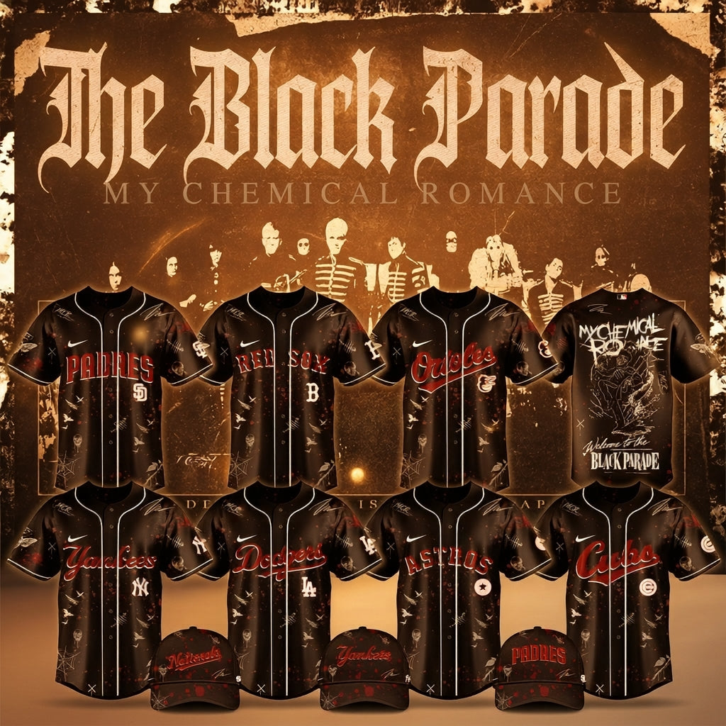 All Team x MCR The Black Parade Tour 2026 Jersey Limited Edition V3 | FB54