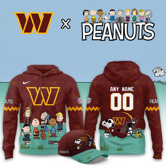 Washington Commanders x Peanuts Snoopy 2026 Special Edition Custom Hoodie