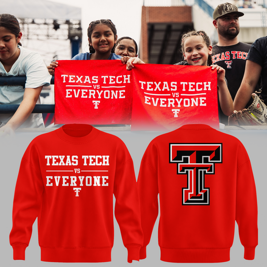 Texas Tech Special "Texas Tech Vs Everyone" Limited Edition Sweatshirt | VA11