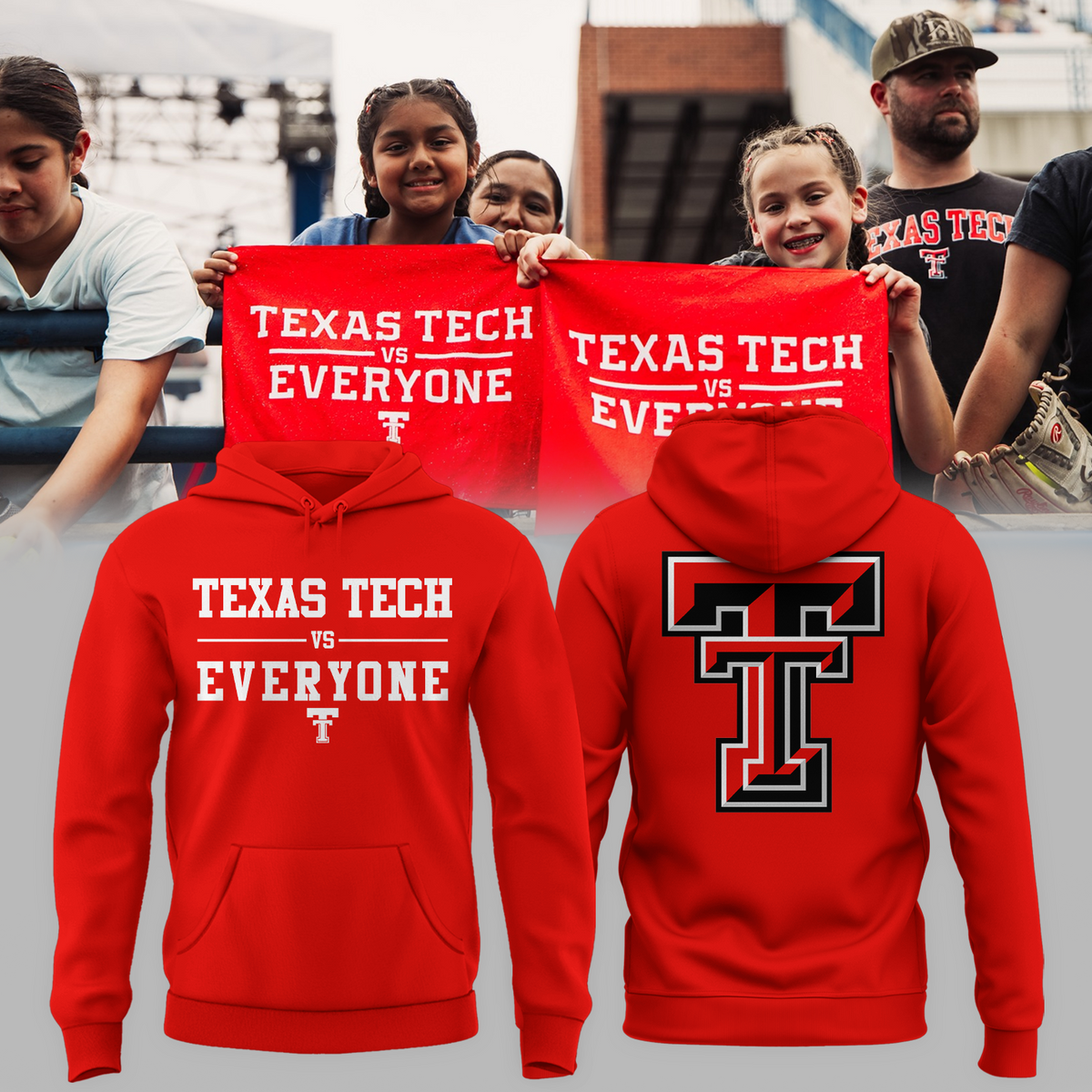 Texas Tech Special "Texas Tech Vs Everyone" Limited Edition Hoodie | IV62
