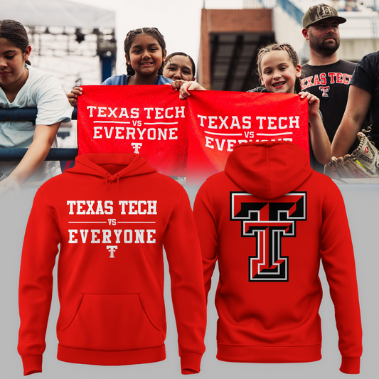 Texas Tech Special "Texas Tech Vs Everyone" Limited Edition Hoodie | IV62
