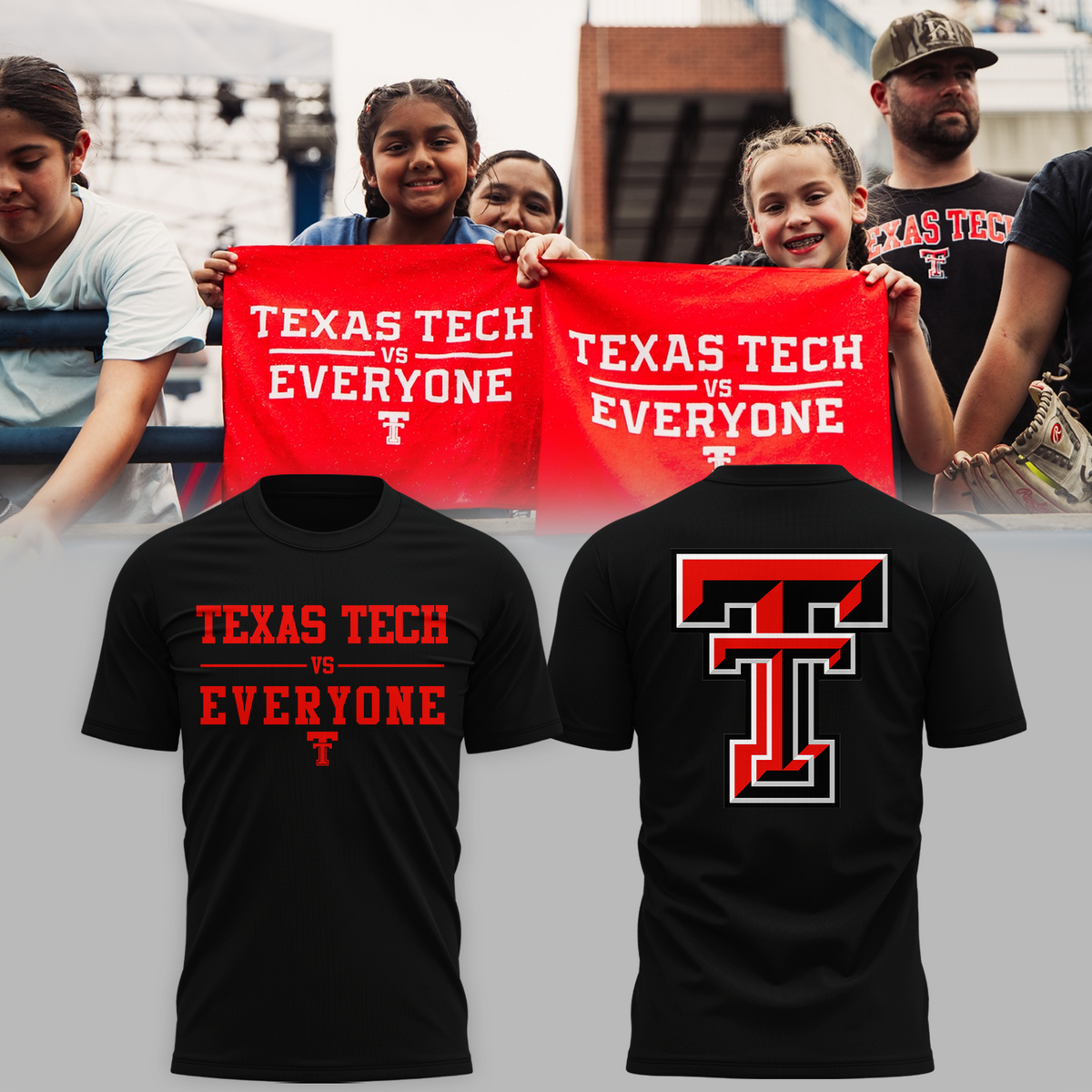 Texas Tech Special "Texas Tech Vs Everyone" Limited Edition T-Shirt | FS83