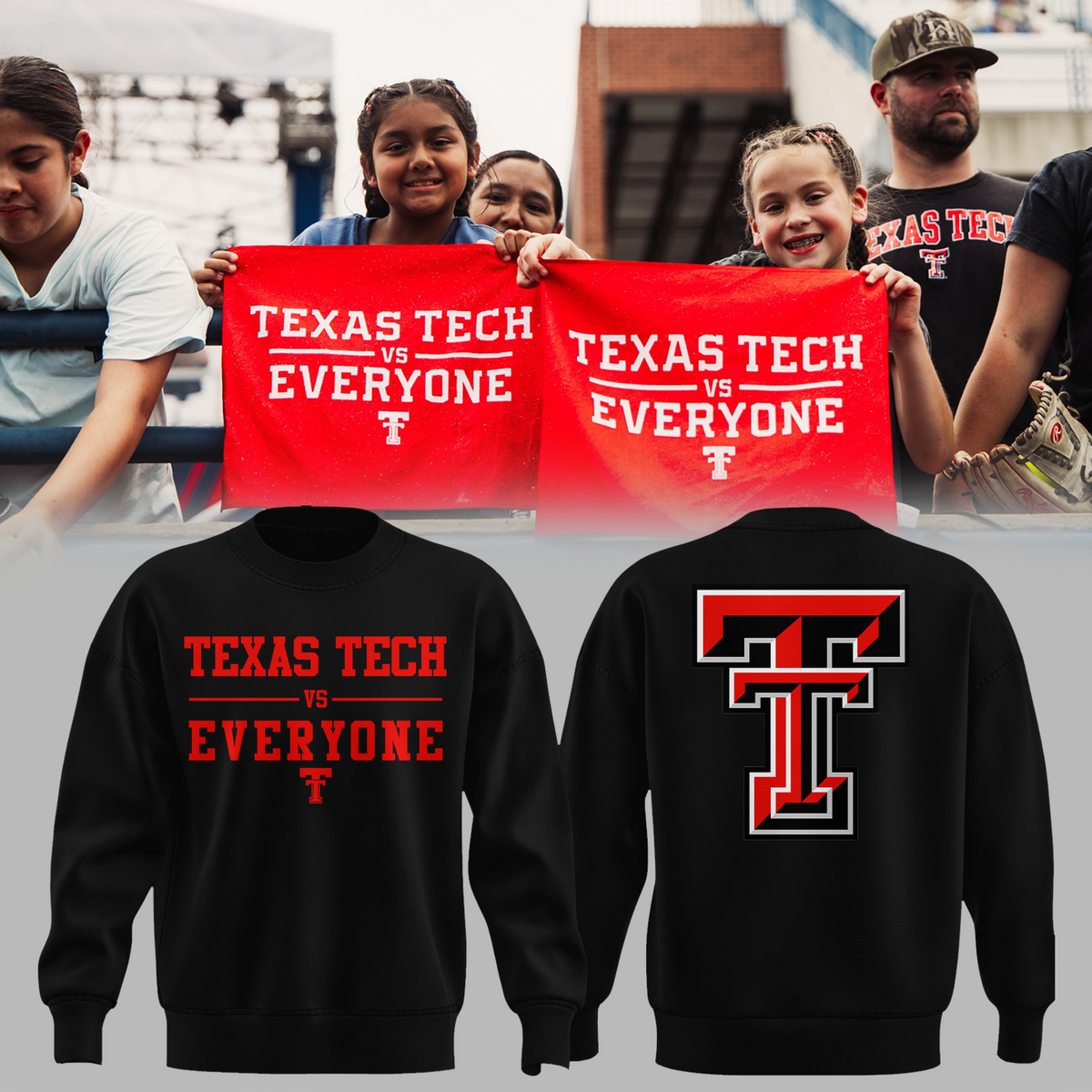 Texas Tech Special "Texas Tech Vs Everyone" Limited Edition Sweatshirt | PH53