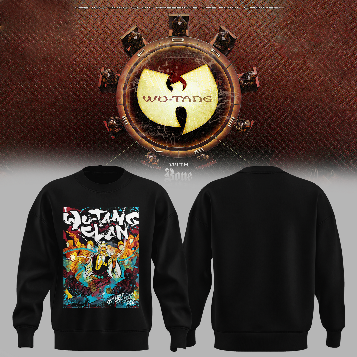 Wu-Tang Clan "The Final Chamber" Concert Poster Graphic Sweatshirt | OK21