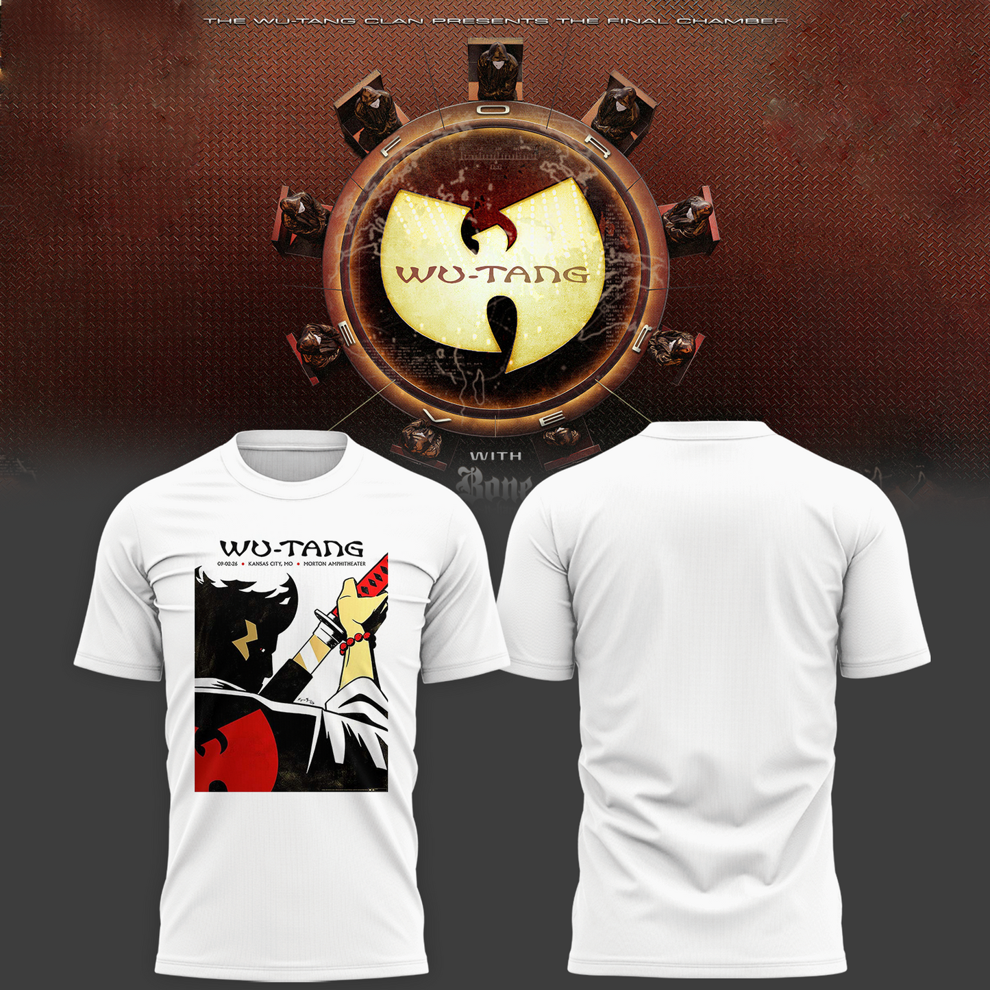Wu-Tang Clan "The Final Chamber" Concert Poster Graphic Tshirt | GJ22