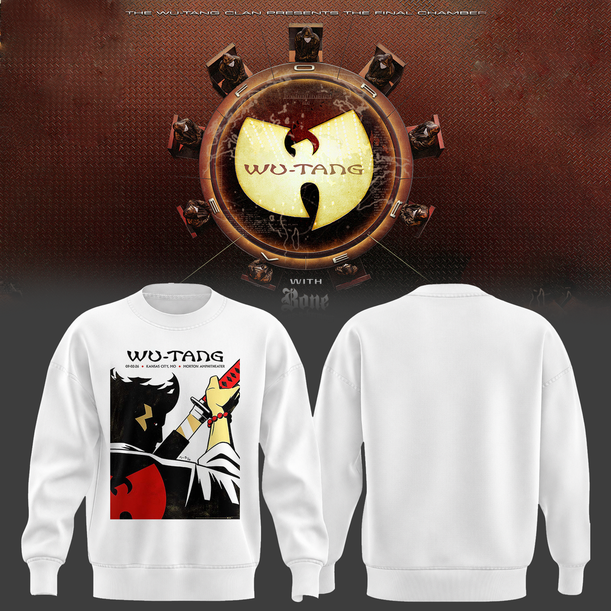 Wu-Tang Clan "The Final Chamber" Concert Poster Graphic Sweatshirt | OH76