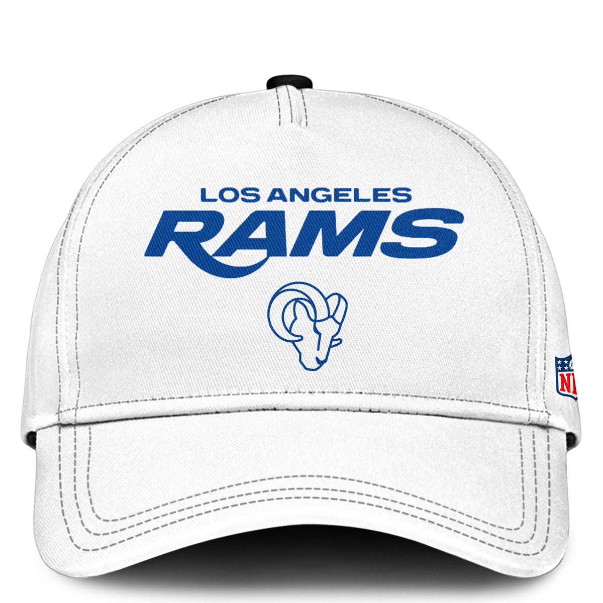 LAR Rams Classic Sol White Sweatshirt | JA35
